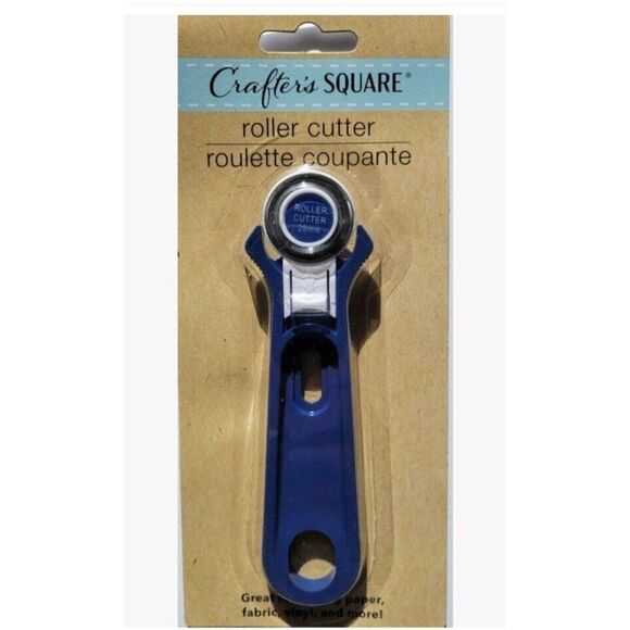 Rotary Cutter 28mm Blade Leather Sewing Quilters Fabric Craft Cutting Tool, New - Picture 1 of 4